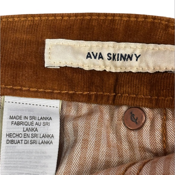 Lucky Brand Ava Skinny Corduroy Pants Sz 31 - Picture 7 of 7